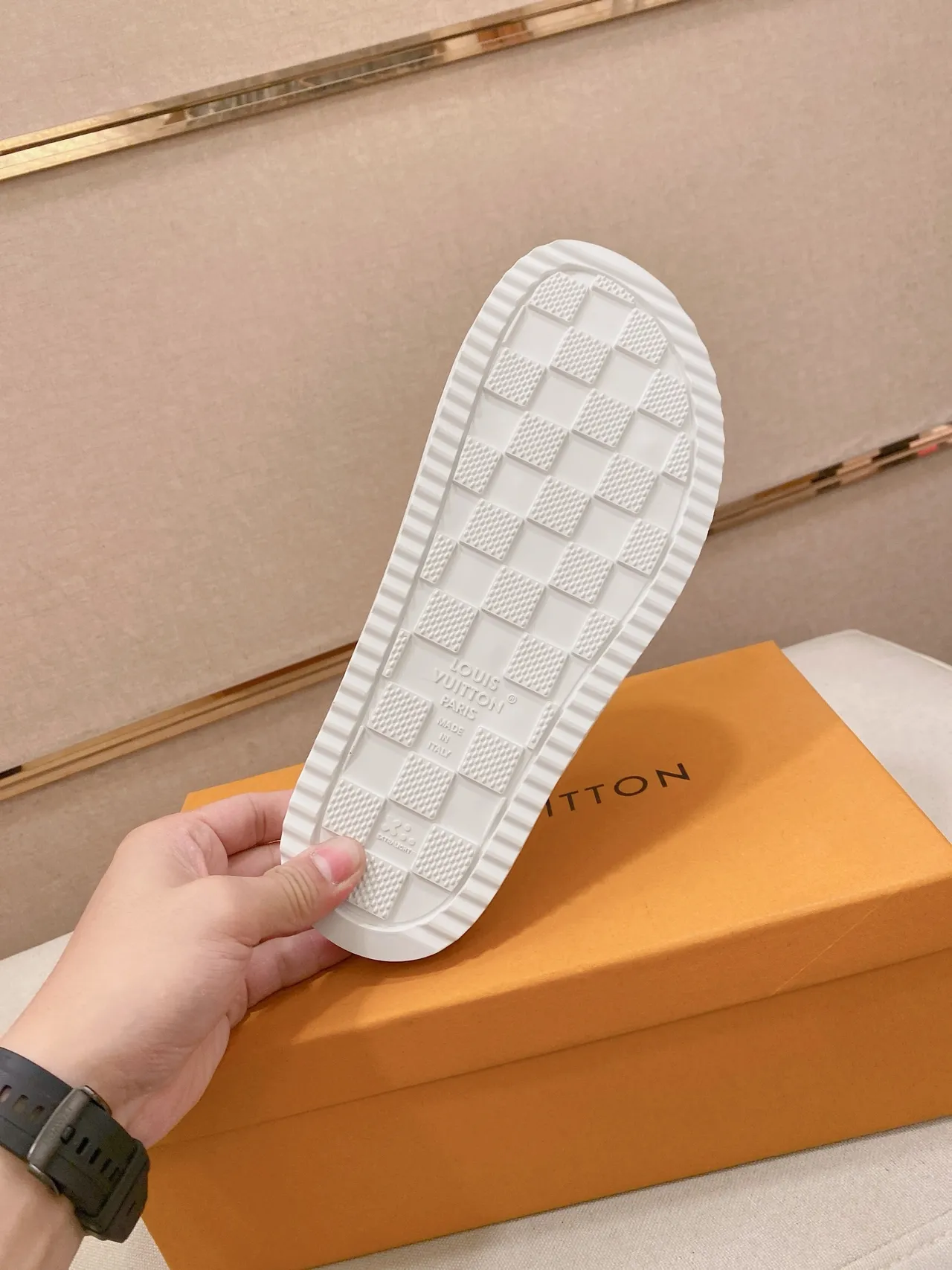Louis Vuitton Run Away Slides White Monogram Slipper 2