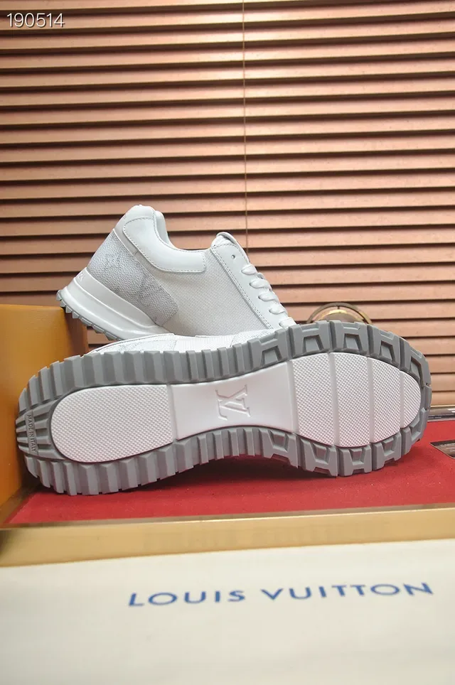 Louis Vuitton Run Away White Textile Lifestyle Sneakers 2