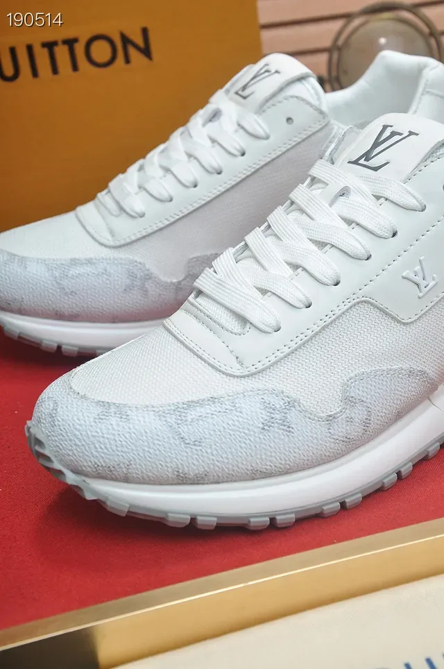 Louis Vuitton Run Away White Textile Lifestyle Sneakers 3
