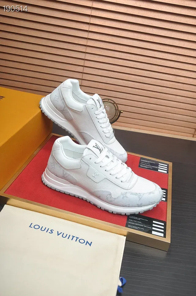 Louis Vuitton Run Away White Textile Lifestyle Sneakers 5