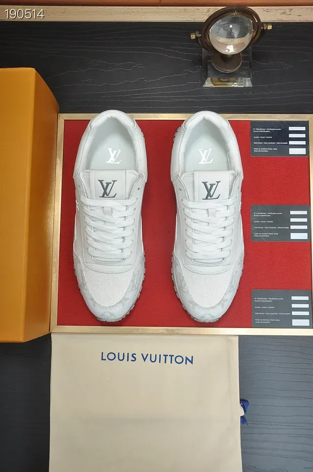 Louis Vuitton Run Away White Textile Lifestyle Sneakers 6