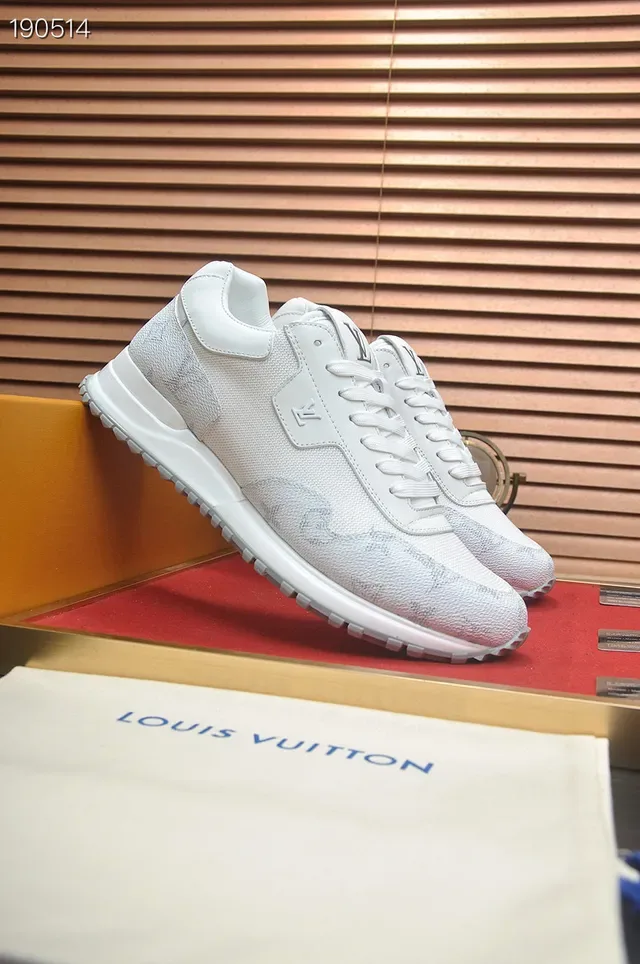 Louis Vuitton Run Away White Textile Lifestyle Sneakers 7