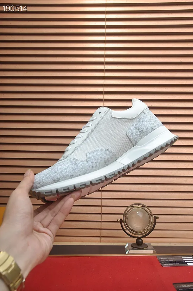 Louis Vuitton Run Away White Textile Lifestyle Sneakers 8