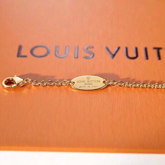 Louis Vuitton Twisted Monogram Gold Interwoven Rope-Twist Detail Necklace 4