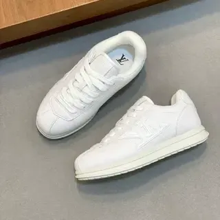 Louis Vuitton zapatillas lifestyle de cuero blanco