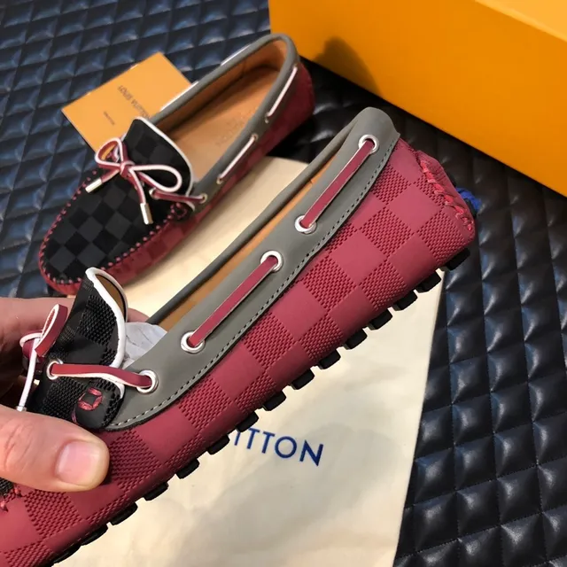 Louis Vuitton Woven Checkerboard Bow Loafers 2