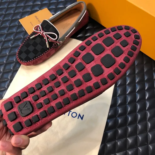 Louis Vuitton Woven Checkerboard Bow Loafers 3