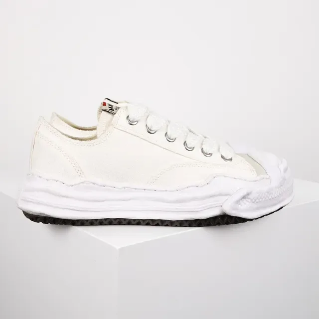 Maison Margiela White Black Deconstructed Layered Sole Lifestyle Sneakers 3