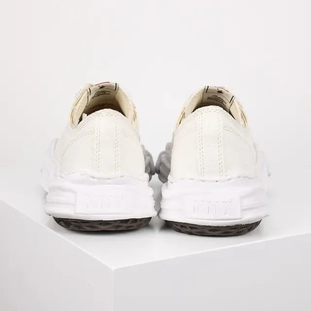 Maison Margiela White Black Deconstructed Layered Sole Lifestyle Sneakers 8
