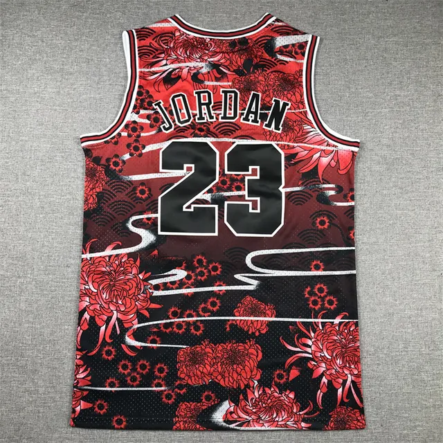 Mitchell & Ness 1997–98 Michael Jordan Hardwood Classics Floral Rabbit Print Jersey 2