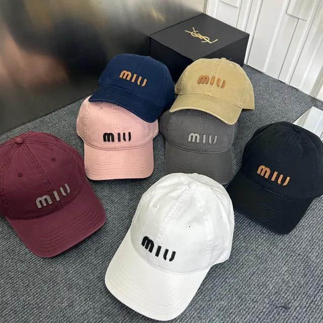 Miu Miu Embroidered Logo Burgundy Baseball Cap 3