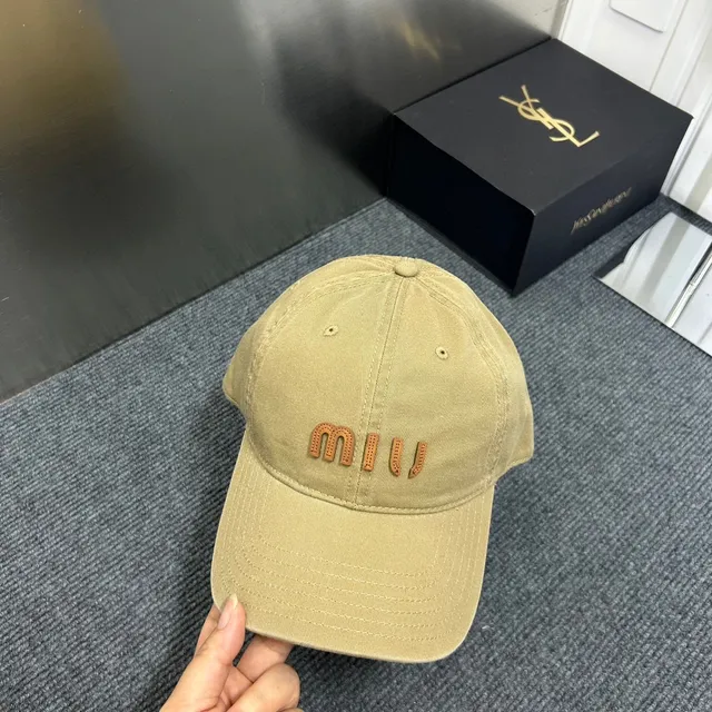 Miu Miu Embroidered Logo Burgundy Baseball Cap 7