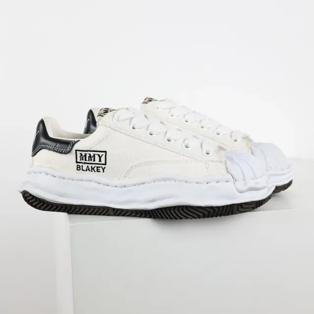 MM6 Maison Margiela Beige Black Deconstructed Layered Midsole Lifestyle Sneakers 3