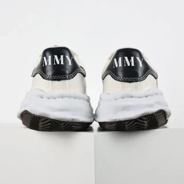 MM6 Maison Margiela Beige Black Deconstructed Layered Midsole Lifestyle Sneakers 8