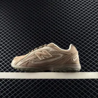 New Balance 111226 Brown Beige Retro Silhouette Suede-Mesh Hybrid Upper Lifestyle Sneakers
