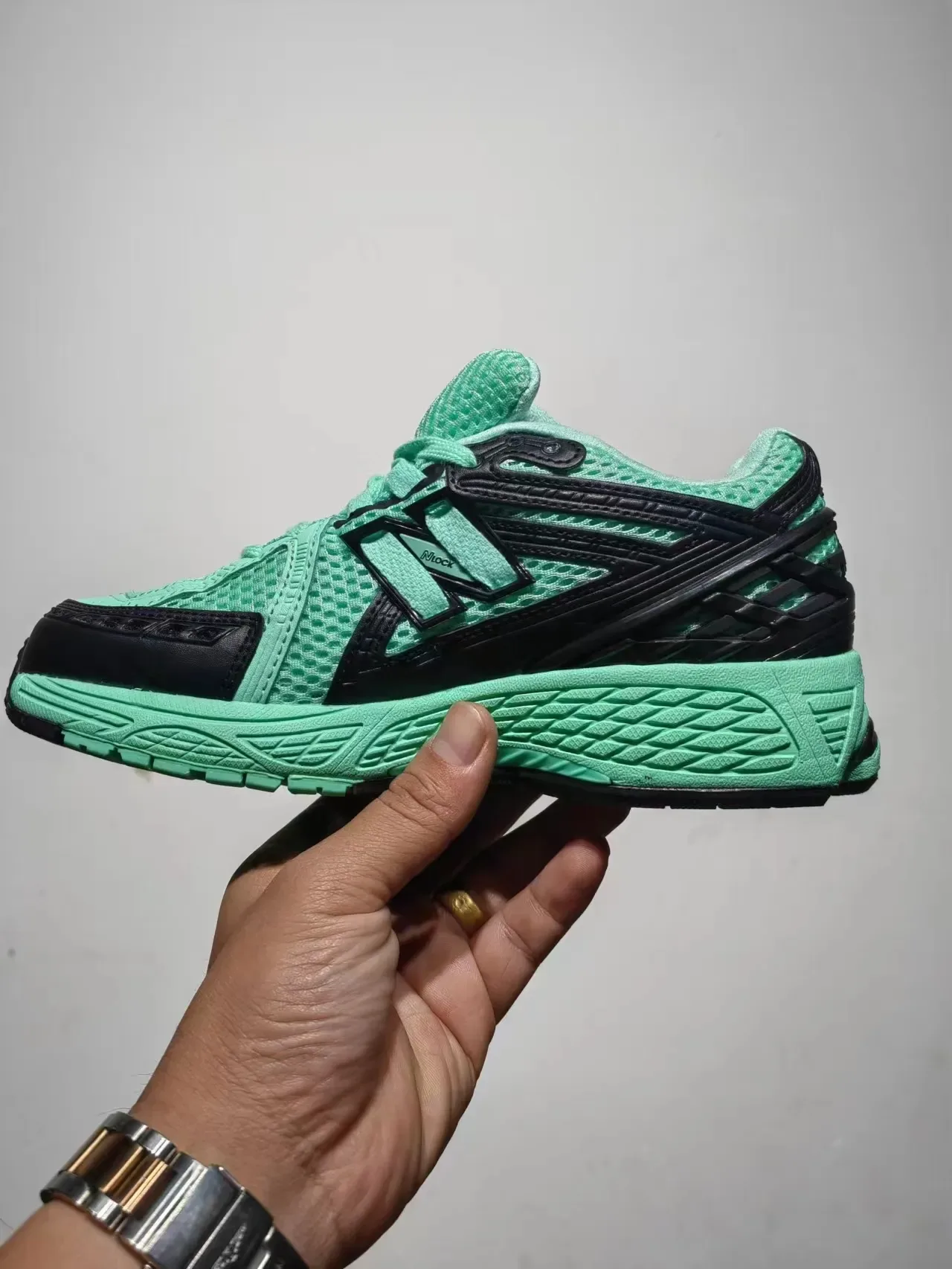 New Balance 1200 Mint Green Black Running Shoes 3
