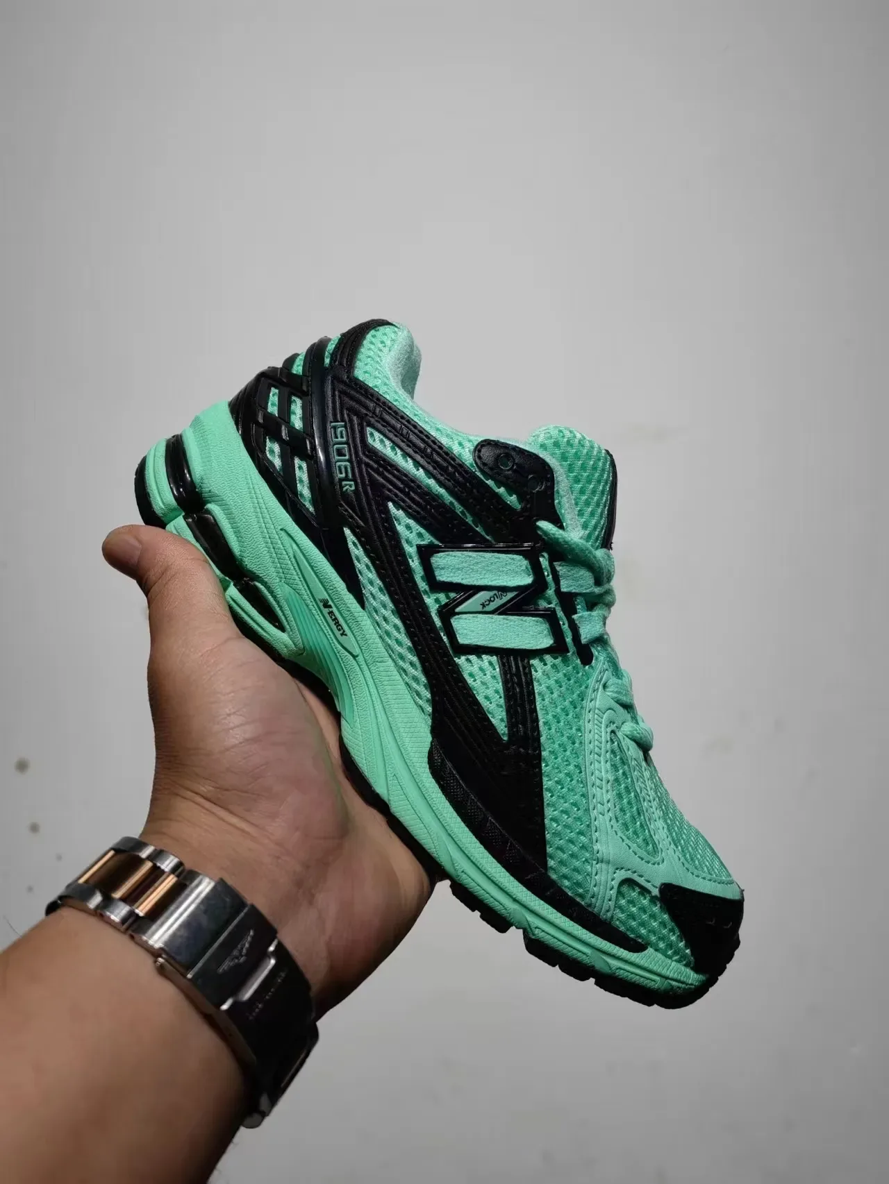 New Balance 1200 Mint Green Black Running Shoes 6