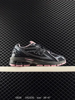 New Balance 1906R Preto Rosa Tênis retro de corrida 2
