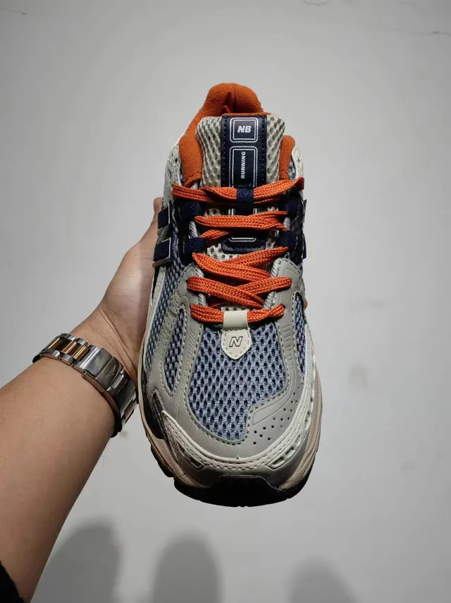 New Balance 1906R azul gris beige naranja zapatillas de correr 4