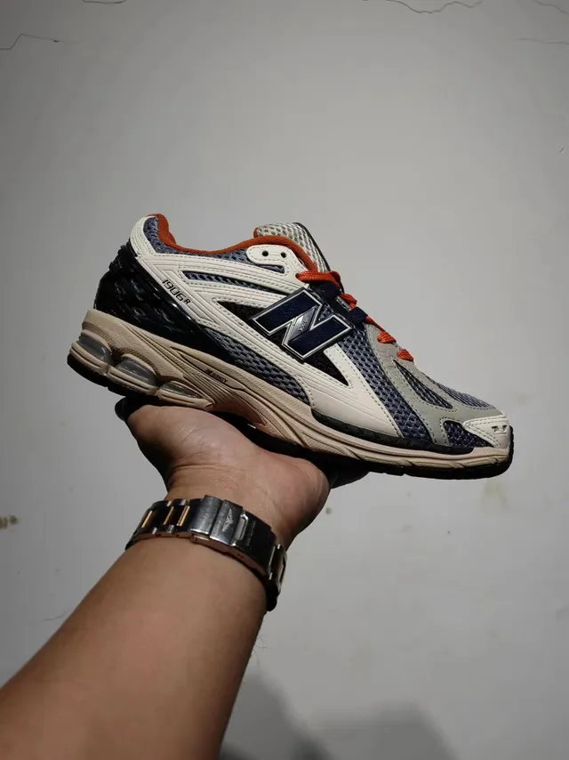 New Balance 1906R azul gris beige naranja zapatillas de correr 7