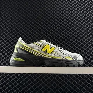 New Balance 820RB Gray Black Yellow Chunky Sneakers