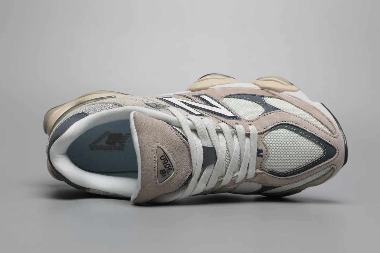 New Balance 9060 Beige Navy Chaussures Lifestyle 7