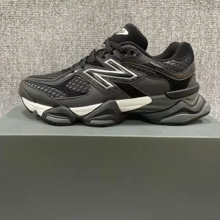 New Balance 9060 Black and White Chunky Sneakers