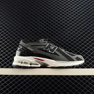 New Balance 9060 Black White Red Chunky Sneakers
