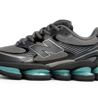 New Balance 9060 أحذية رياضية أسلوب حياة رمادي داكن وأزرق-أخضر