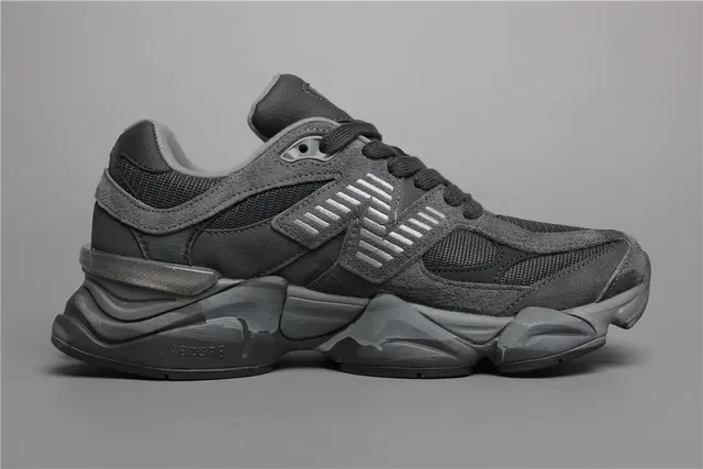 New Balance 9060 Gris Monochrome Sneakers Lifestyle 8