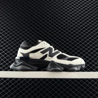 New Balance 9060 Off-White and Black Chunky Sneakers