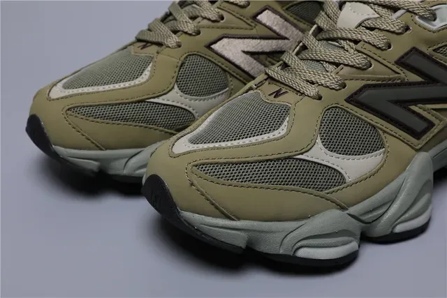 New Balance 9060 Olive Khaki Chaussures Lifestyle 4