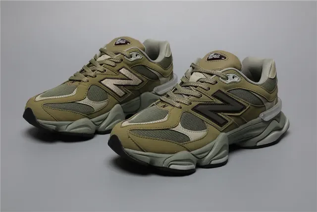 New Balance 9060 Olive Khaki Chaussures Lifestyle 5