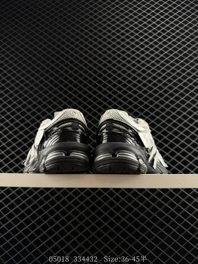 New Balance 906A Cinza claro e preto Tênis Chunky 5