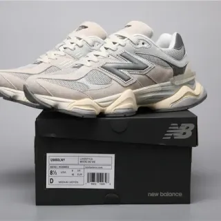 New Balance Beige Gray Layered Midsole Mesh And Suede Upper Lifestyle Sneakers