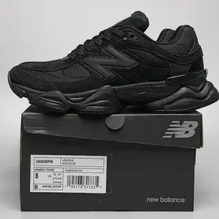 New Balance Black Monochrome Mesh And Suede Upper Lifestyle Sneakers