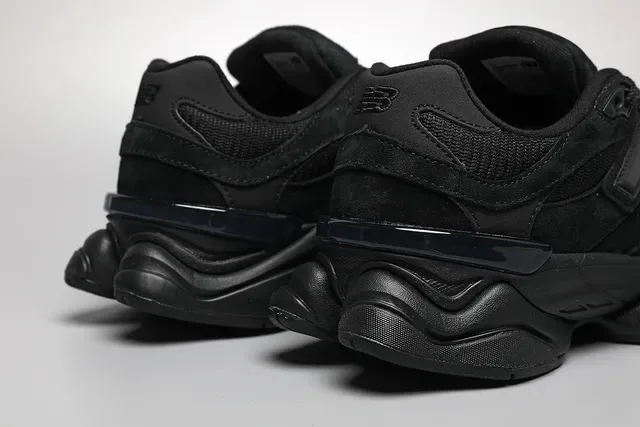 New Balance Tênis Lifestyle Preto Monocromático De Malha E Camurça 2