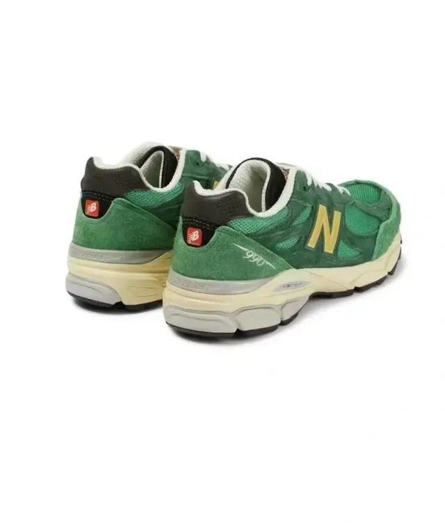 New Balance Verde Amarelo Malha E Camurça Superior ENCAP Solado Intermediário Tênis Lifestyle 6