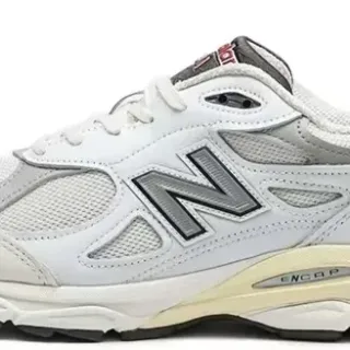 New Balance أبيض رمادي شبكة وصناعي علوي ENCAP وسط الكعب حذاء نمط حياة
