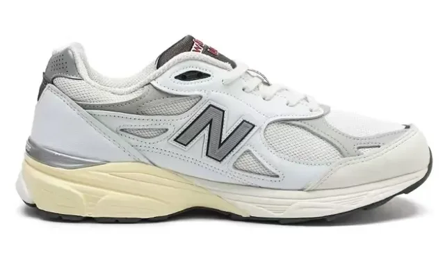 New Balance أبيض رمادي شبكة وصناعي علوي ENCAP وسط الكعب حذاء نمط حياة 5
