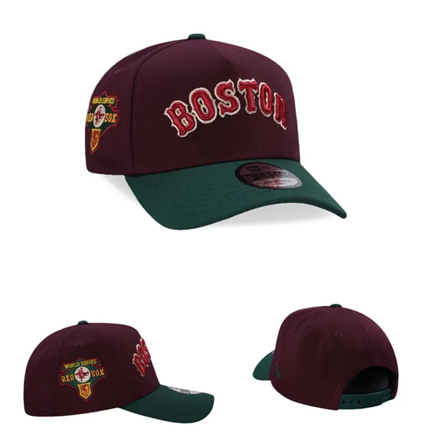 New Era 9FIFTY Boston Red Sox Forest Green Baseball Cap 3