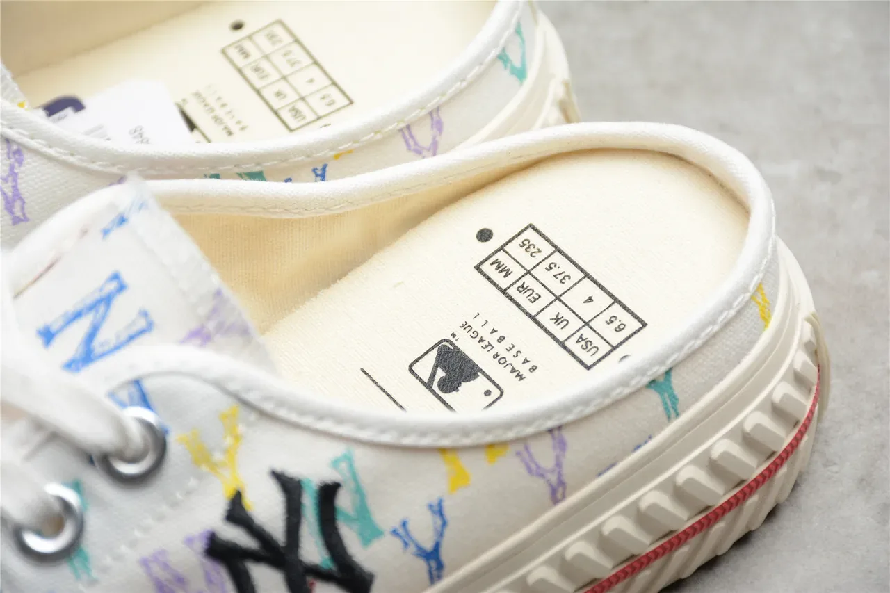 New Era NY Monogram Canvas Slip-On Lifestyle Sneakers 5