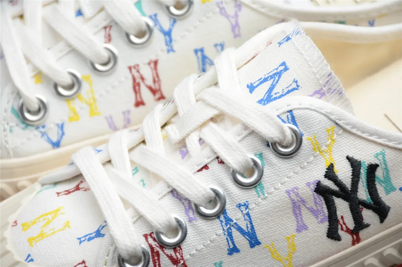 New Era NY Monogram Canvas Slip-On Lifestyle Sneakers 6
