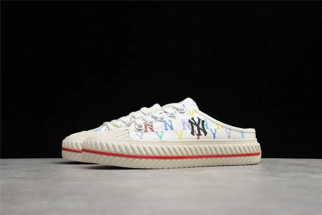 New Era NY Monogram Canvas Slip-On Lifestyle Sneakers 12