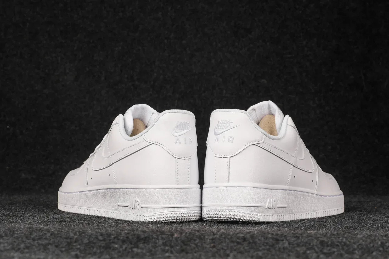 Nike Air Force 1 All-White Lifestyle Sneakers 5