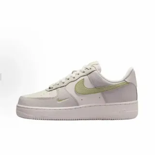 Nike Air Force 1 Beige Green Low-Top Leather Upper Lifestyle Sneakers