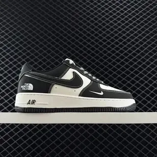 Nike Air Force 1 Black and Off-White जीवन शैली स्नीकर