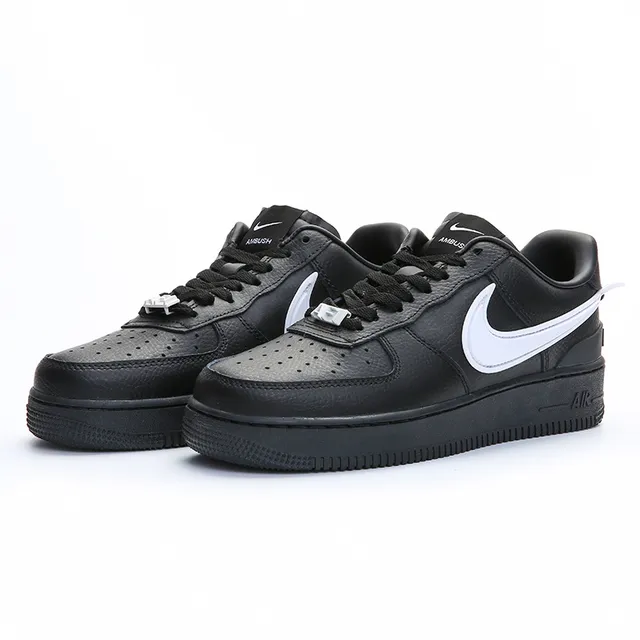 Nike Air Force 1 Black and White Lifestyle Sneakers 9