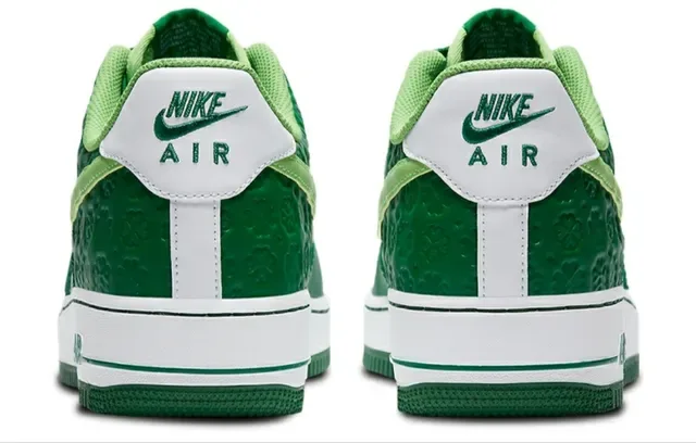 Nike Air Force 1 Green Shamrock Lifestyle Sneakers 3