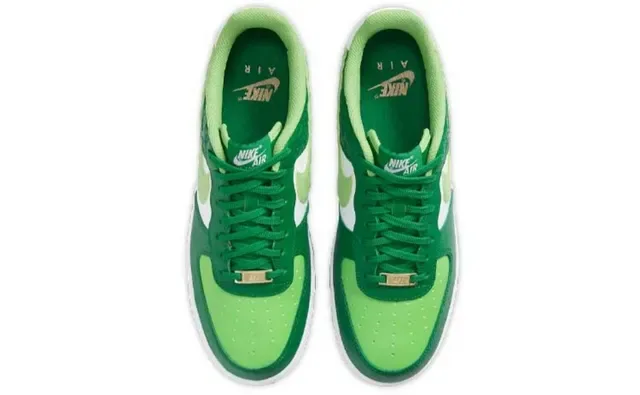 Nike Air Force 1 Green Shamrock Lifestyle Sneakers 4